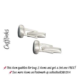 💯🔥 Cufflinks - Vintage Designer Silver Plata de 1a Ley Cufflinks - EUC